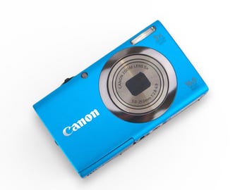 MINT Canon Powershot A2300 Blue Digital Camera Set (power adapter based on location: eu/usa/au/uk)
