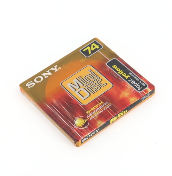 Lot De 5 Mini-disques Sony Color Collection - Rouge, Bleu, Orange - 74 Min - Avec étui - Japon 1999
