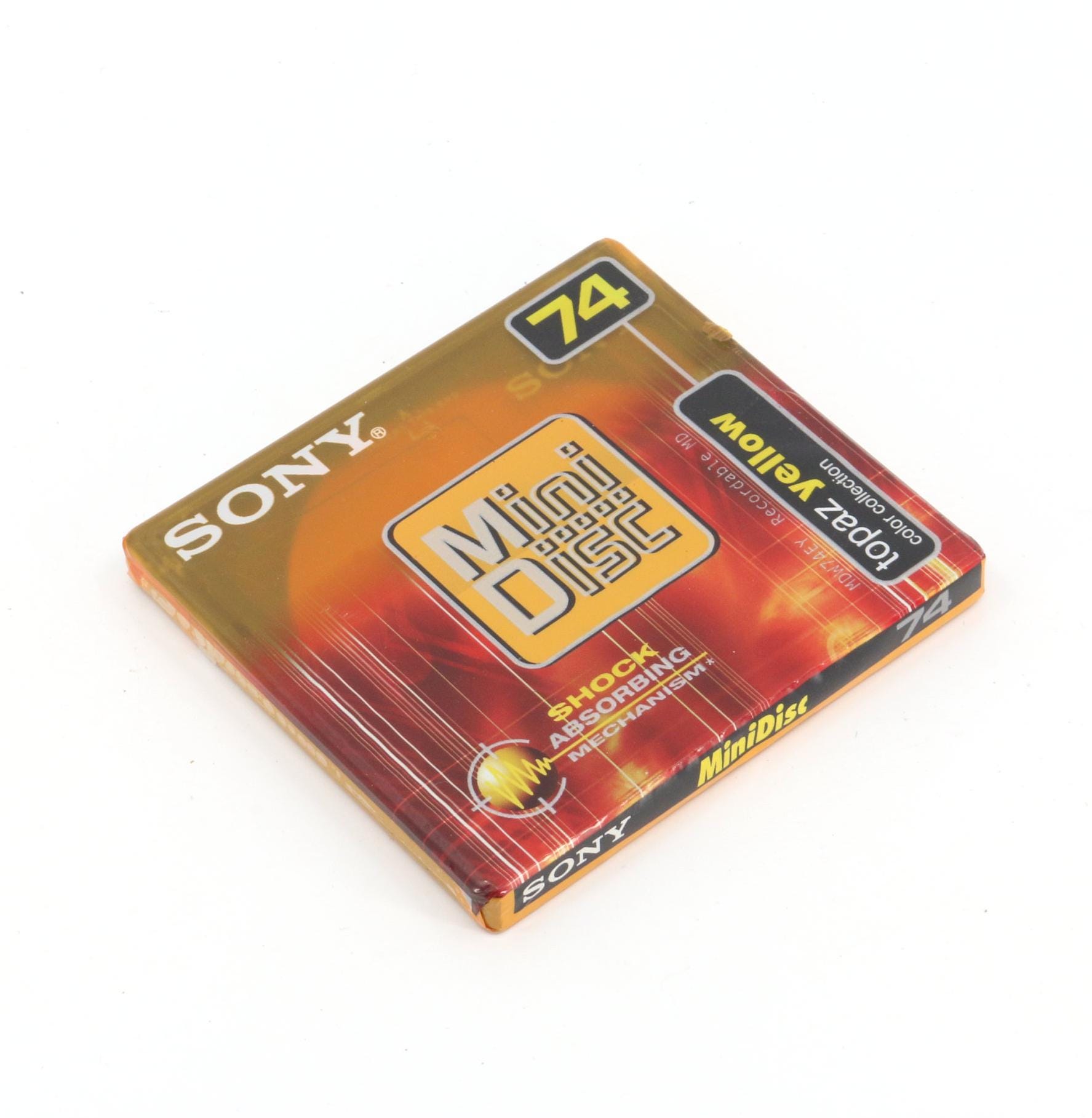 NOS Sony Mini Disc Topaz Yellow Color Collection Recordable MD - Etsy