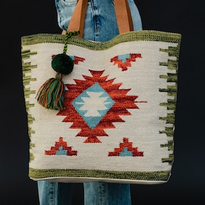Ruggine Boho Chic Handmade Aztec Weekender Bag – Southern Fried Glam