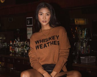 Brown Whiskey Weather Sweater | Panache Apparel Exclusive