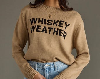 Tan Whiskey Weather Sweater | Panache Apparel Exclusive