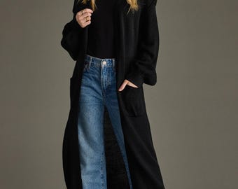 トップス 60s vintage black cardigan 1960s Black Cardigan - Etsy
