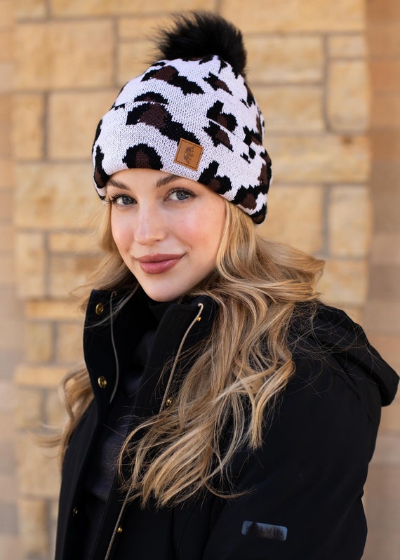 Leopard sales winter hat