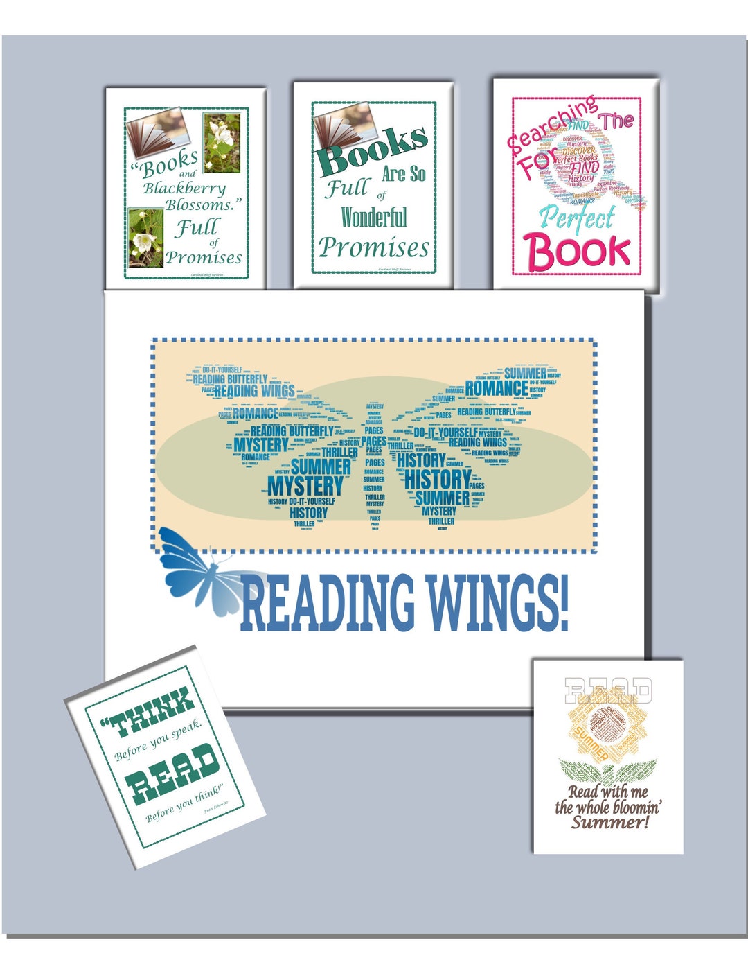 Book Lovers Printable Posters for Book Lovers and Readers - Etsy