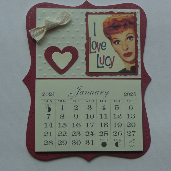 2024 Mini Calendar Etsy 2024 Mini Calendar Etsy