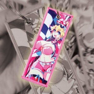 Anime Jet Tag / Anime Keychain / Jet Tag / Jet Tag keychain/ Anime Key Ring/ Embroidered Keychain / Anime Accessories