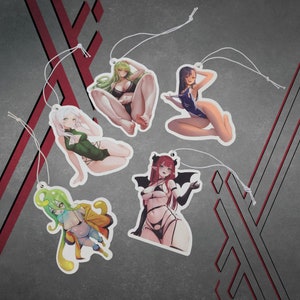 Bundle Air fresheners / Anime Car Air Freshener / Anime Car Accessories / Air Freshener / Animer Merchandise