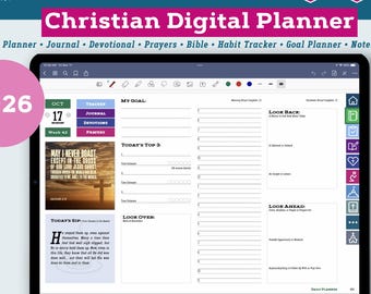 2026 Christlicher Digitaler Planer: All in One Bibelstudie, Gebetstagebuch (PDF)
