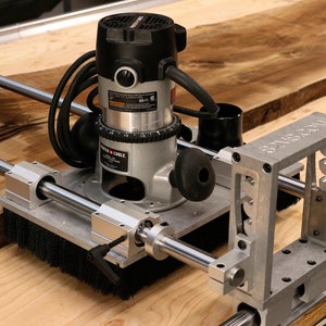 Slab Flattening Router Jig with Adjustable Height Standard Free Shipping image 5