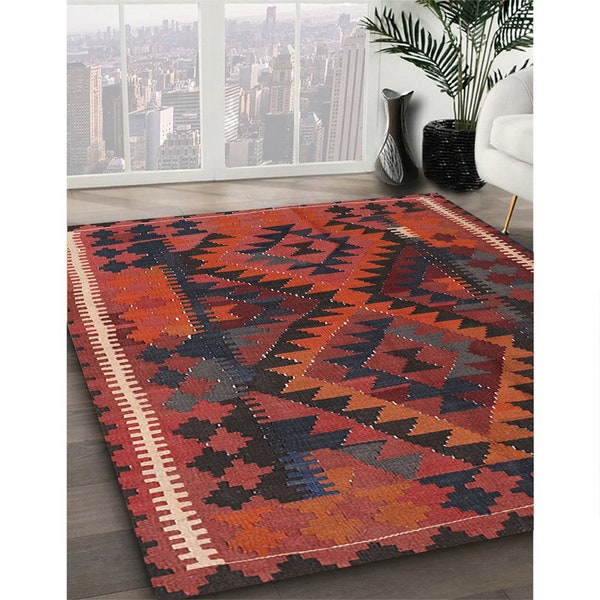 Rugs 6x9, Red Rug 6x9, Turkish Rug 6x9, Oriental Rug 6x9, Kilim Rug 6x9, Heriz Rug 6x9, Turkish Rug Oushak, Area Rug 6x9, Turkish Kilim, Rug