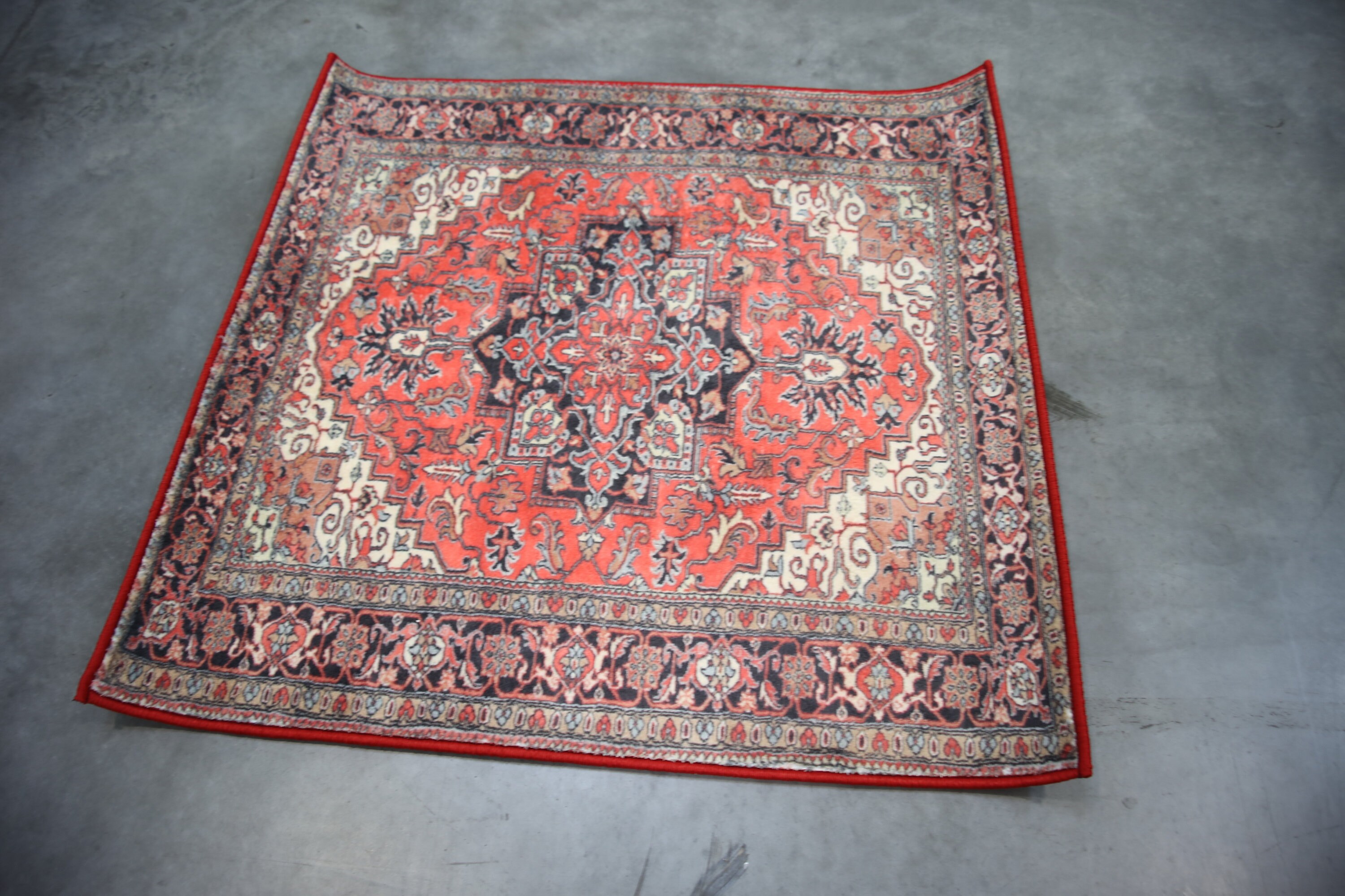 Rugs Floor & Rugs 4 Feet Square Persian Turkish Modern Traditional Wool ...