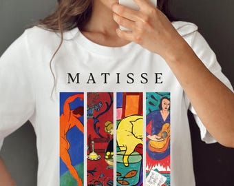Matisse Art T-Shirt – Vintage Painting Tee – Colorful Art Graphic Top