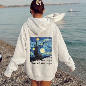 Van Gogh Starry Night Hoodie: Fine Art Sweatshirt
