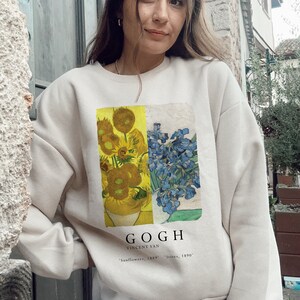 Vincent Van Gogh Sweatshirt, Fine Art Clothing, Art Teacher Gift, Aesthetic Art Sweatshirt, Art Crewneck, Famous Art