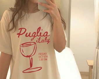 Puglia Italy T-Shirt: Italian Coasts Souvenir Tee