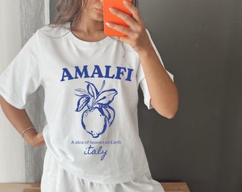 Amalfi Coast T-Shirt: Italy Vacation -Lemon Tee