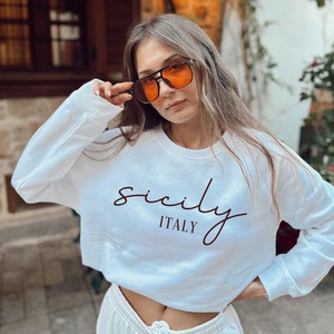 Sicily Italy Sweatshirt, Italy Crewneck ,Sicily Vacation Sweater,Sicilian Gifts,Italy Coast Sweatshirt,Sicilia Sweatshirt,Traveller Gift