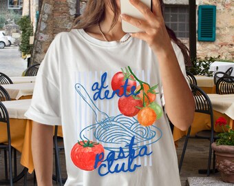 Pasta Club Shirt: Al Dente Lover Italian Food Tee