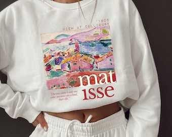 Matisse 'View at Collioure' Sweatshirt: Fine Art Crewneck