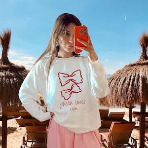 Pasta Lover Club Sweathirt,Italy Sweatshirt,Al Dente Pasta Sweater,Italy Lovers ,Spaghetti Sweatshirt,Pasta Maker Sweater