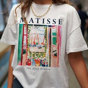 Matisse T-shirt the Open Window Shirt Art Painting Tee Art - Etsy