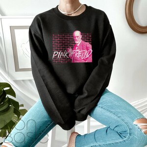 Pink Freud Sweatshirt: Funny Sigmund Freud Psychology Unisex Shirt image 3
