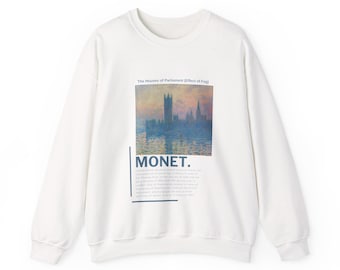 Monet 'Houses of Parliament' Art Sweatshirt