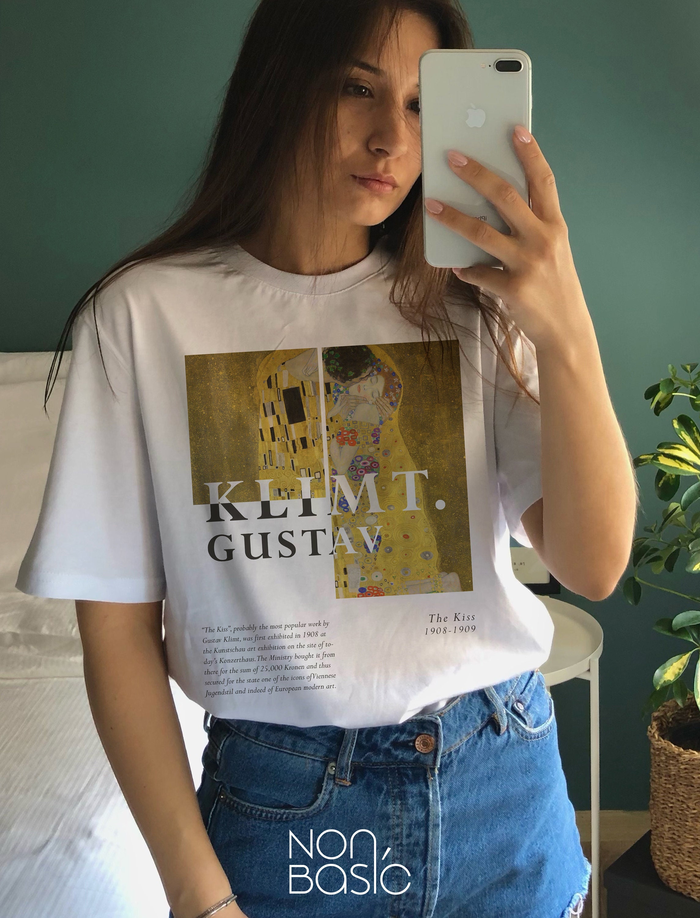 Gustav Klimt Shirt - Etsy Gustav Klimt Shirt - Etsy