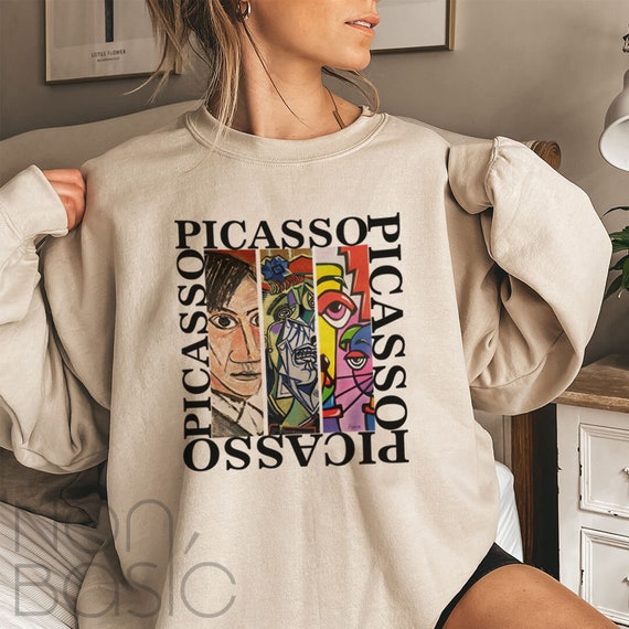 Picasso Collage Drawing Sweatshirt , Pablo Picasso Painting Picasso Collage Drawing Sweatshirt , Pablo Picasso Painting