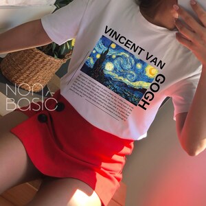 Van Gogh Starry Night T-Shirt, Van Gogh Famous Quotes,Aesthetic Art Clothing, Fine Art Shirt,Starry Night Sweater,Art Hoe Clothing