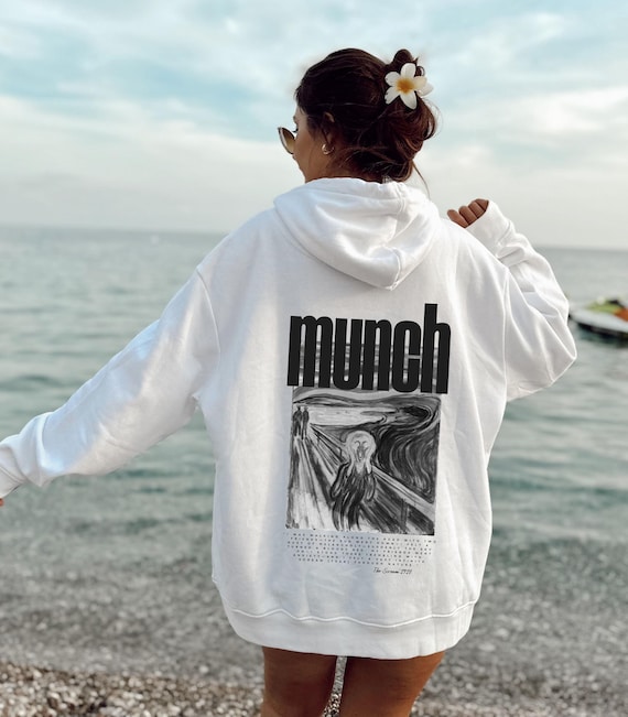 Sudadera Con Capucha 'Arte De Los Gritos' - Diseño Halloween, Tejido Clásico 241 G - Unisex, Estilo Gráfico
