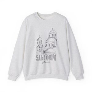 Custom Santorini Sweatshirt,Greece Sweater