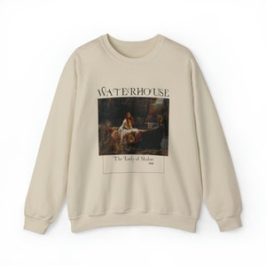 Lady of Shalott Sweatshirt: John William Waterhouse Romanticism Art image 3