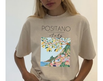Positano Italy T-Shirt: Amalfi Coast Travel Tee