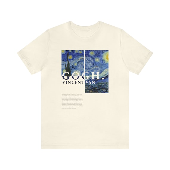 Vincent Van Gogh Starry Night T-shirt: Gift for Artists-famous