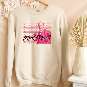 Pink Freud Sweatshirt: Funny Sigmund Freud Psychology Unisex Shirt image 6