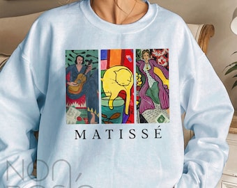 Henri Matisse Collage Design Sweatshirt:Modern Art Lover - Abstract Art Shirt