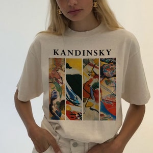 Wassily Wassilyevich Kandinsky, Aesthetic Art T-Shrirt,Gift for Art Lovers