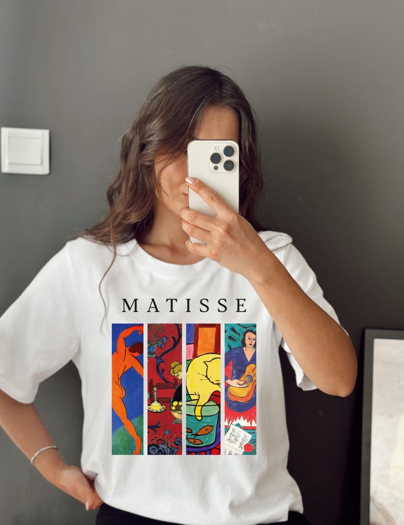 Matisse Art T-Shirt – Vintage Painting Tee – Colorful Art Graphic Top image 1