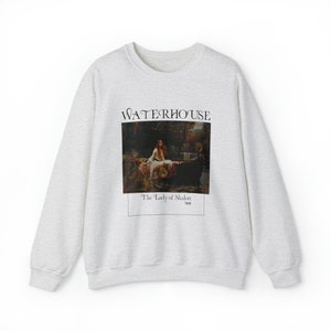 Lady of Shalott Sweatshirt: John William Waterhouse Romanticism Art image 6