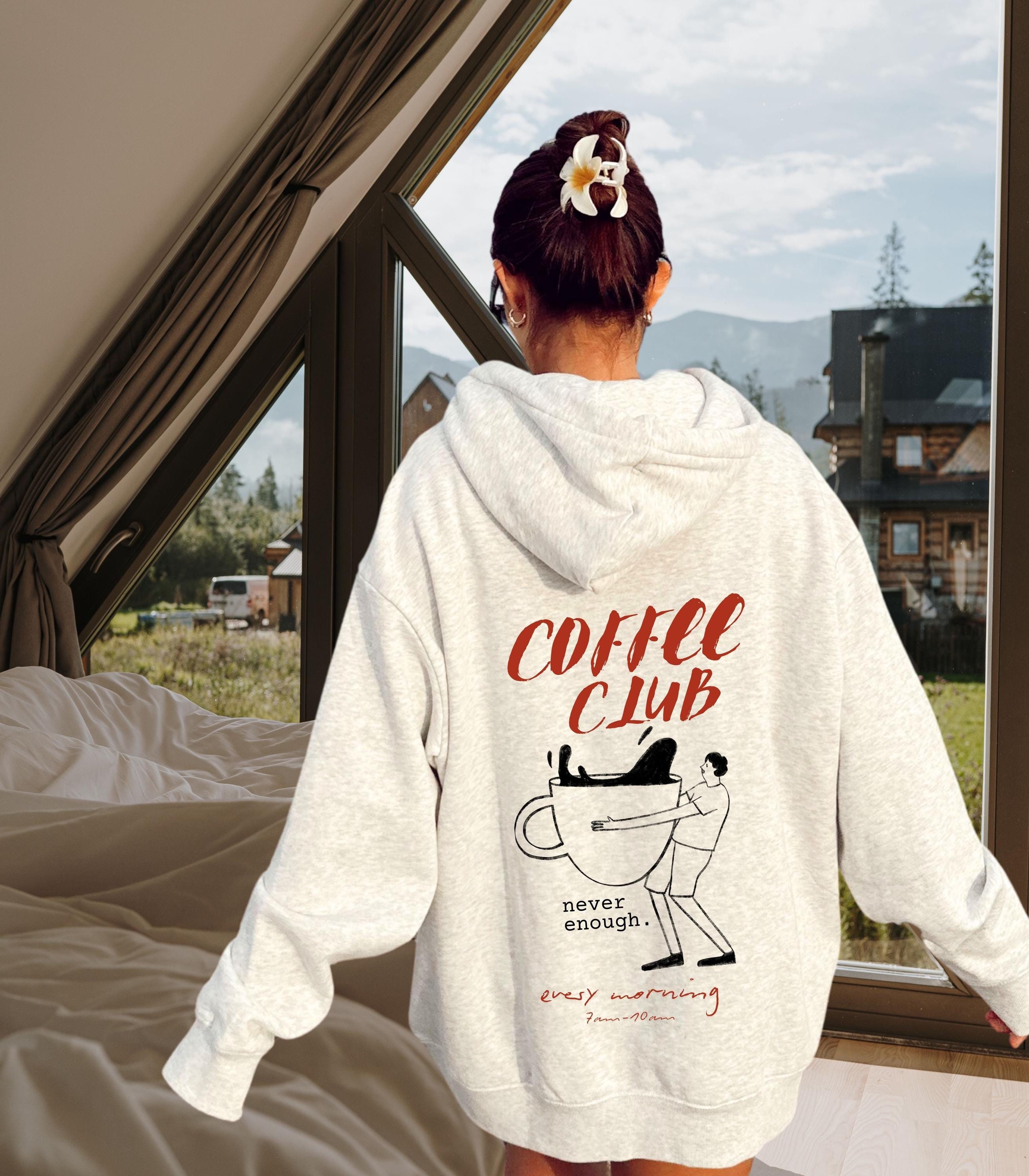 NO COFFEE × CLUBHAUS MOCKNECK XL 2025 NO COFFEE × CLUBHAUS MOCKNECK S/S 2025 NO COFFEE × CLUBHAUS