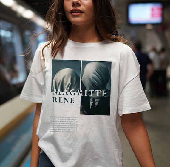René Magritte 'The Lovers' T-Shirt: Surrealist Art Tee - Etsy 日本