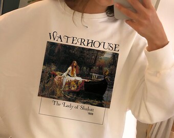 Lady of Shalott Sweatshirt: John William Waterhouse Romanticism Art