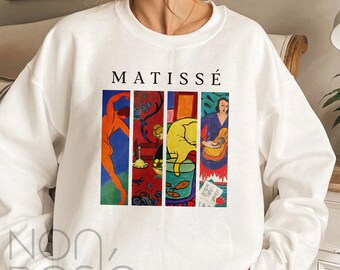 Matisse Art Sweatshirt: Graphic Painting, Modern Art Fan Gift