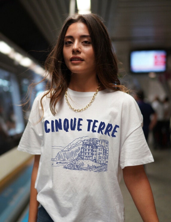 Cinque Terre Italia T Shirt Italian Mediterranean Travelers Cinque Terre Italia T Shirt Italian Mediterranean Travelers