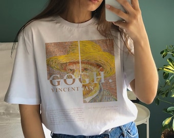 Vincent Van Gogh T-Shirt, Self-Portrait Art Shirt, Fine Art Clothes