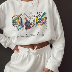 Wassily Kandinsky Artworks , Kandinsky Sweatshirt,Aesthetic Art Sweatshirt, Artist Crewneck, Art History Sweater,Kandinski Art