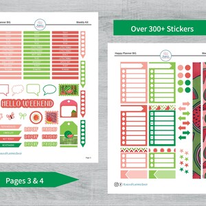 Watermelons Printable Weekly Sticker Kit for Happy Planner BIG WMHPBW 8 ...