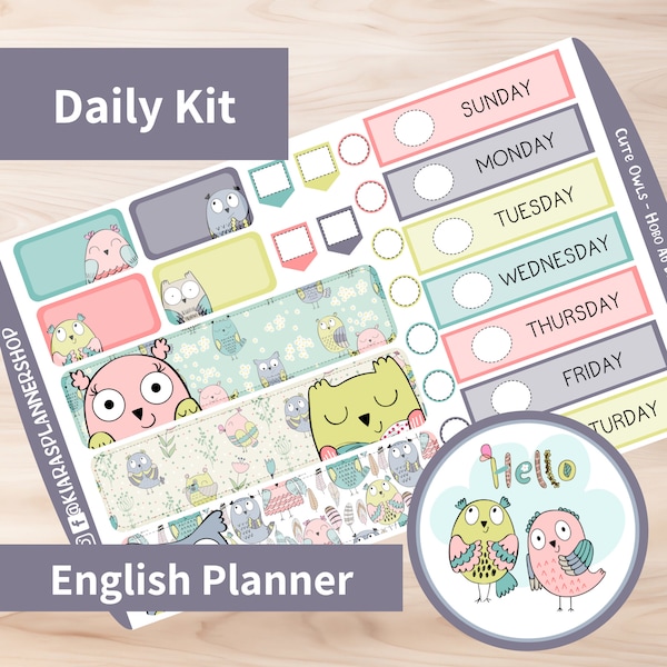 A6 Hobonichi Original Stickers - Etsy